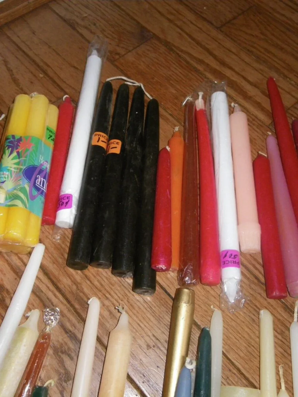 Giant Assorted Candle Stick Lot 78 Candles!